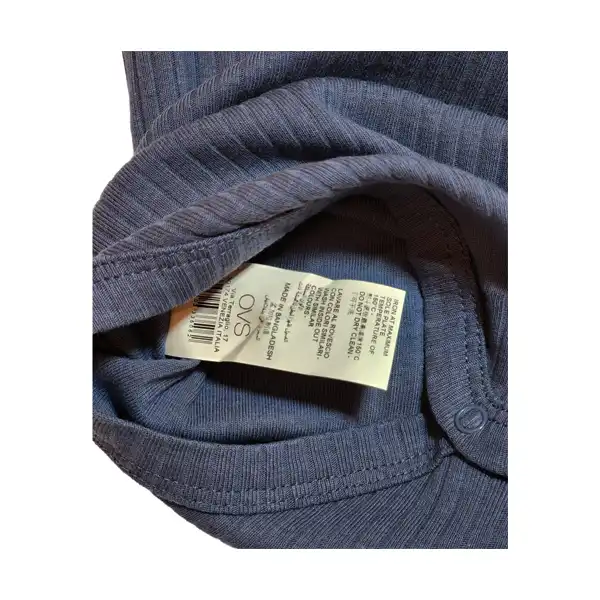 بادی آستین کوتاه نوزادی او وی اس کد 5494 مجموعه 2 عددی