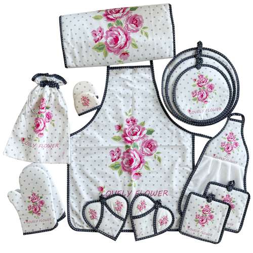 سرویس آشپزخانه 15 پارچه مدل ژاسمین کد 17