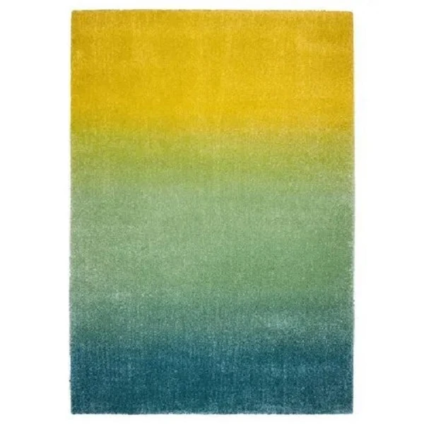 فرش ماشینی 1000 شانه ایکیا زمینه زرد حاشیه زرد مدل HOTELLRUM