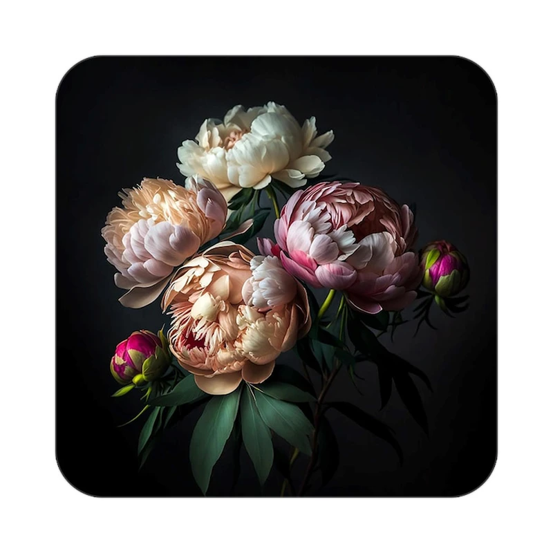 زیر لیوانی کاکتی طرح گل مدل mp16521