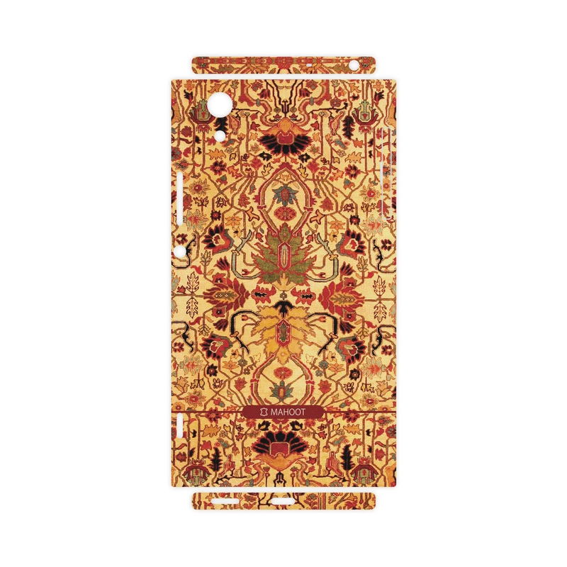 برچسب پوششی ماهوت مدل Persian-Carpet-Yellow-FullSkin مناسب برای گوشی موبایل سونی Xperia XA1