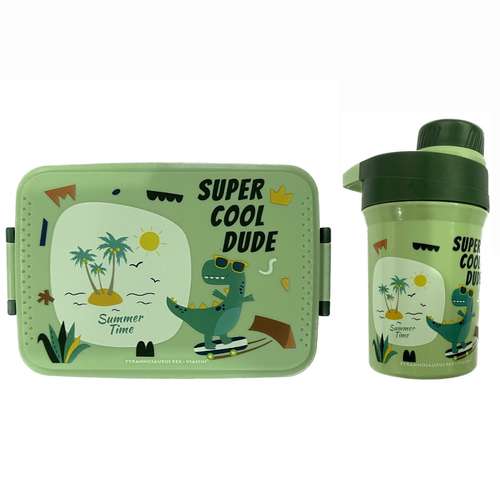 ظرف غذا کد 090 به همراه قمقمه