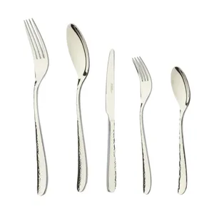سرویس قاشق و چنگال 30 پارچه ناب استیل سری واریان
