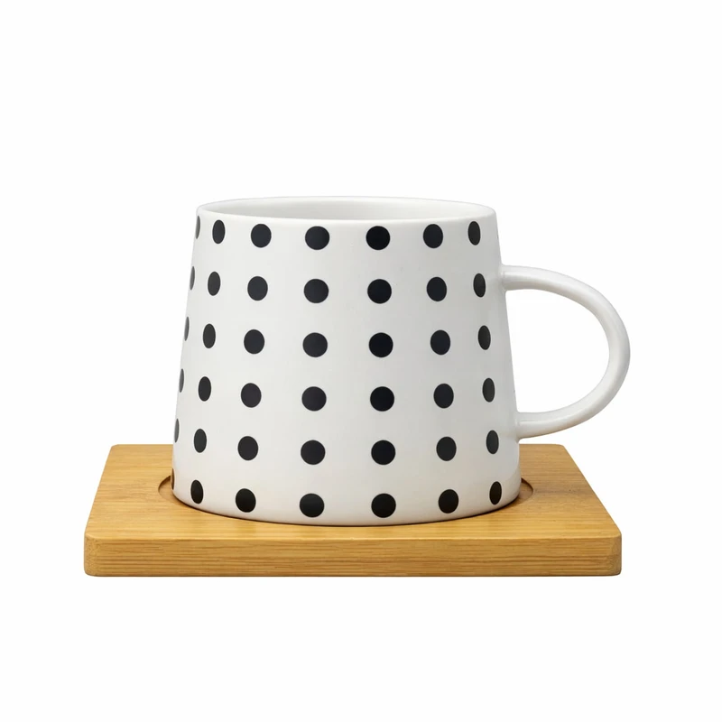 ماگ طرح خال خالی مدل سنیور کد KP-170