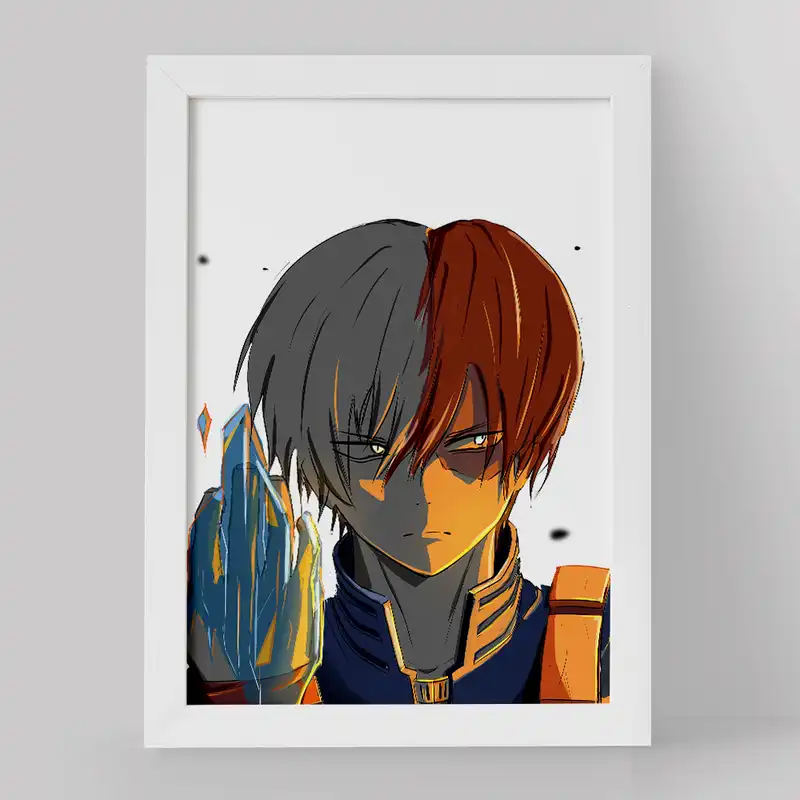 تابلو خندالو مدل شوتو تودوروکی انیمه آکادمی قهرمان من کد 16162