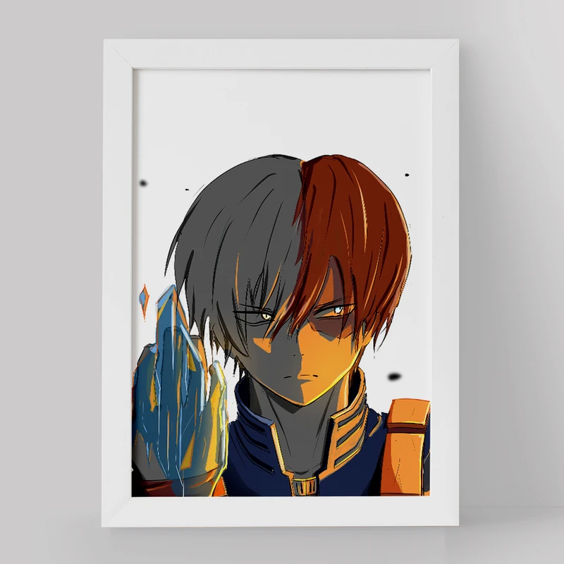 تابلو خندالو مدل شوتو تودوروکی انیمه آکادمی قهرمان من کد 16162