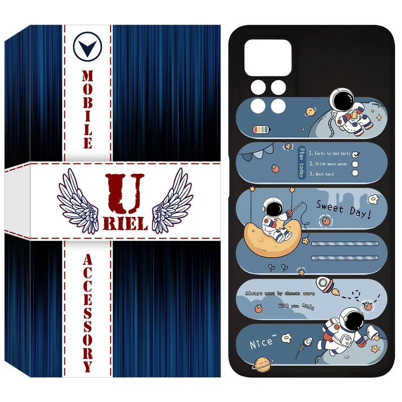 کاور یوریل مدل KSH کد 18 طرح فضانورد مناسب برای گوشی موبایل شیائومی Redmi Note 12 Pro 4G