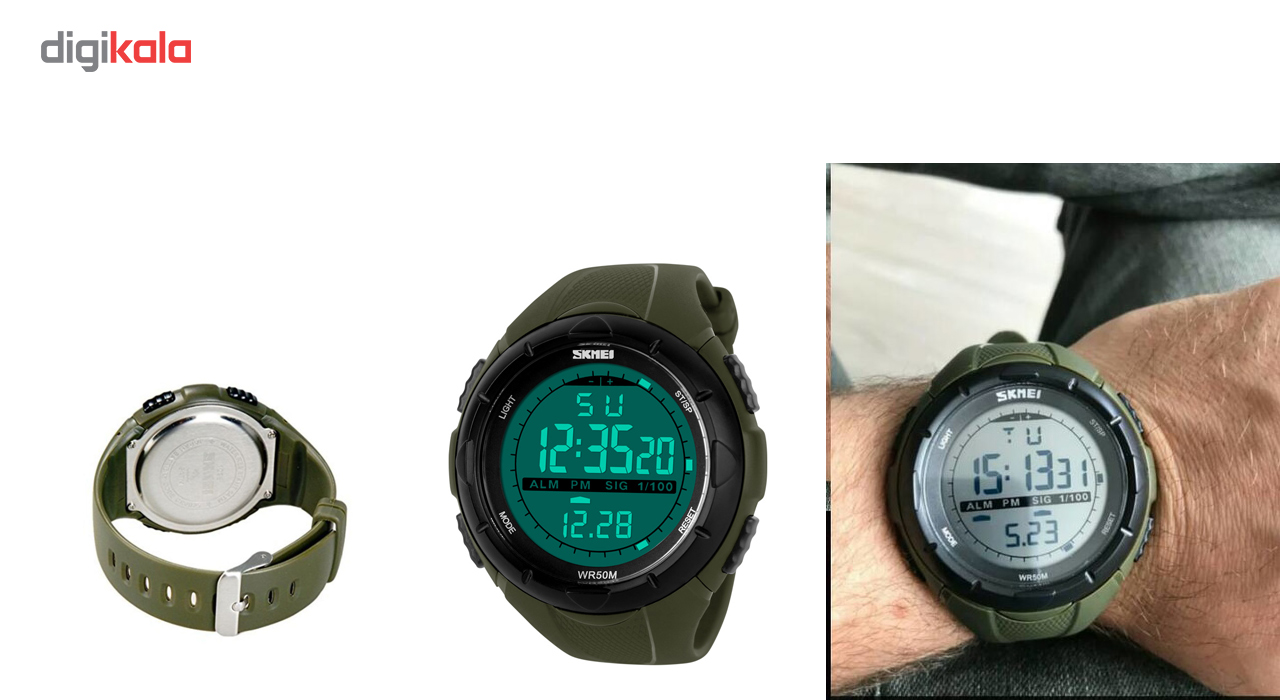 ساعت مچی دیجیتالی مردانه اسکمی مدل 1025 -  - 2