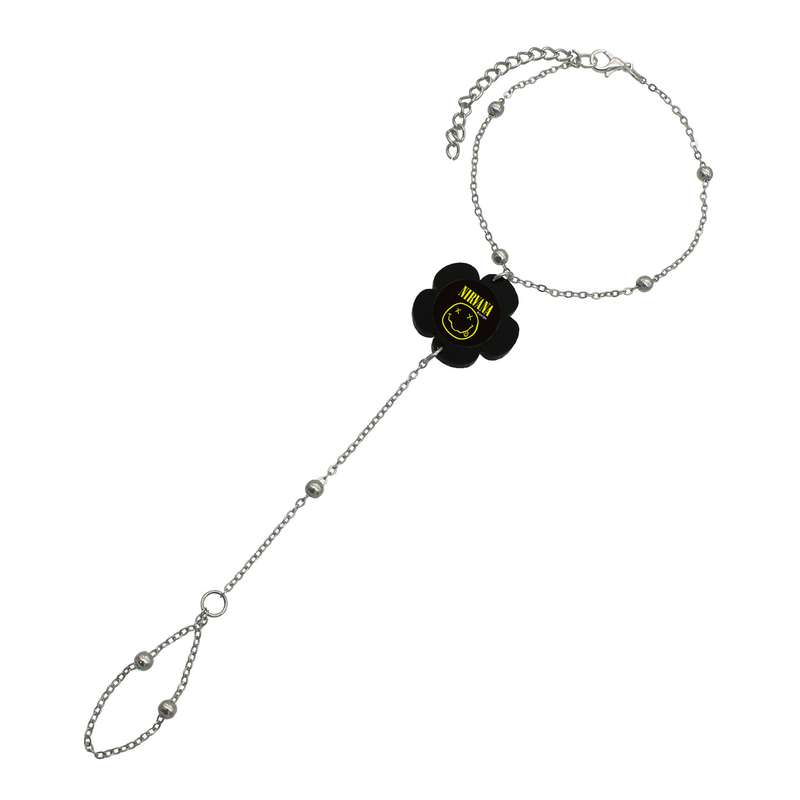 پابند زنانه ناکسیگو مدل تمیمه طرح Nirvana کد TP11264 پابند زنانه ناکسیگو مدل تمیمه طرح Nirvana کد TP11264