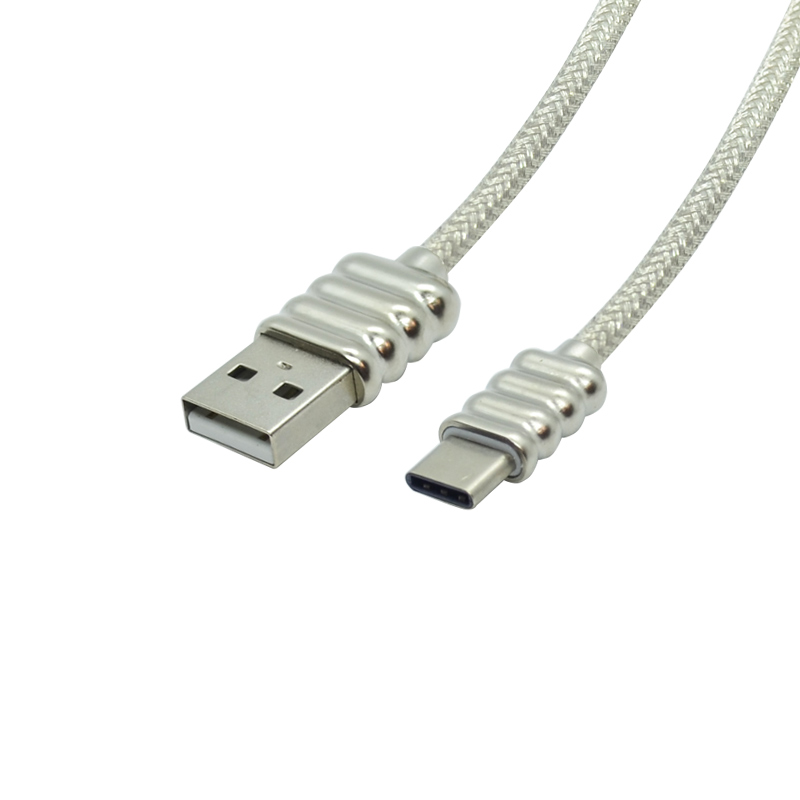 کابل تبدیل USB به USB-C رسی مدل RCT-L100 به طول 1 متر