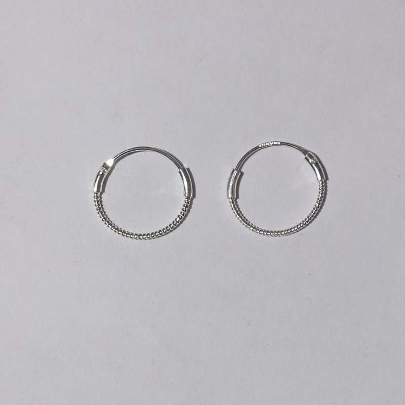 گوشواره نقره زنانه مدل فنری