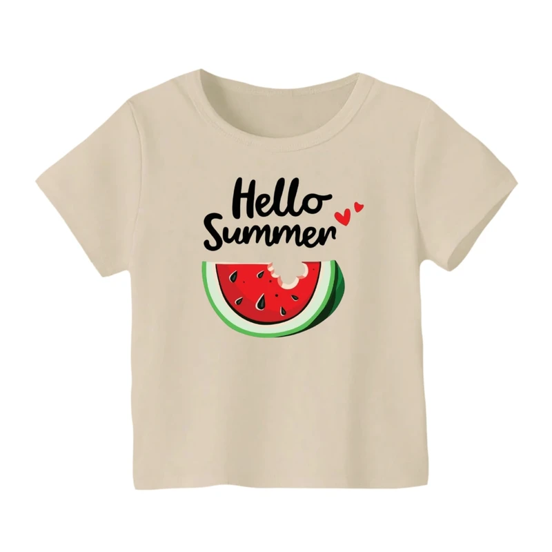 تی شرت آستین کوتاه بچگانه مدل هندوانه یلدایی کد 13