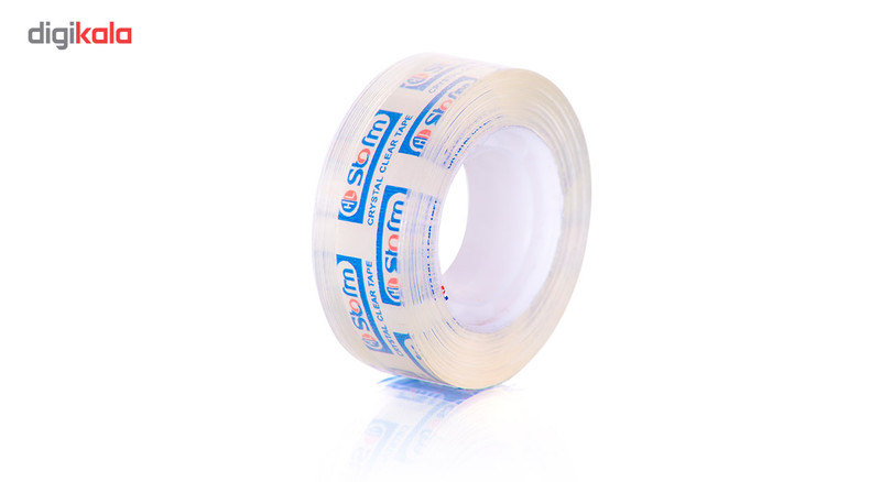 نوار چسب شیشه ای استورم مدل Crystal Clear بسته 10عددی کد HL-136