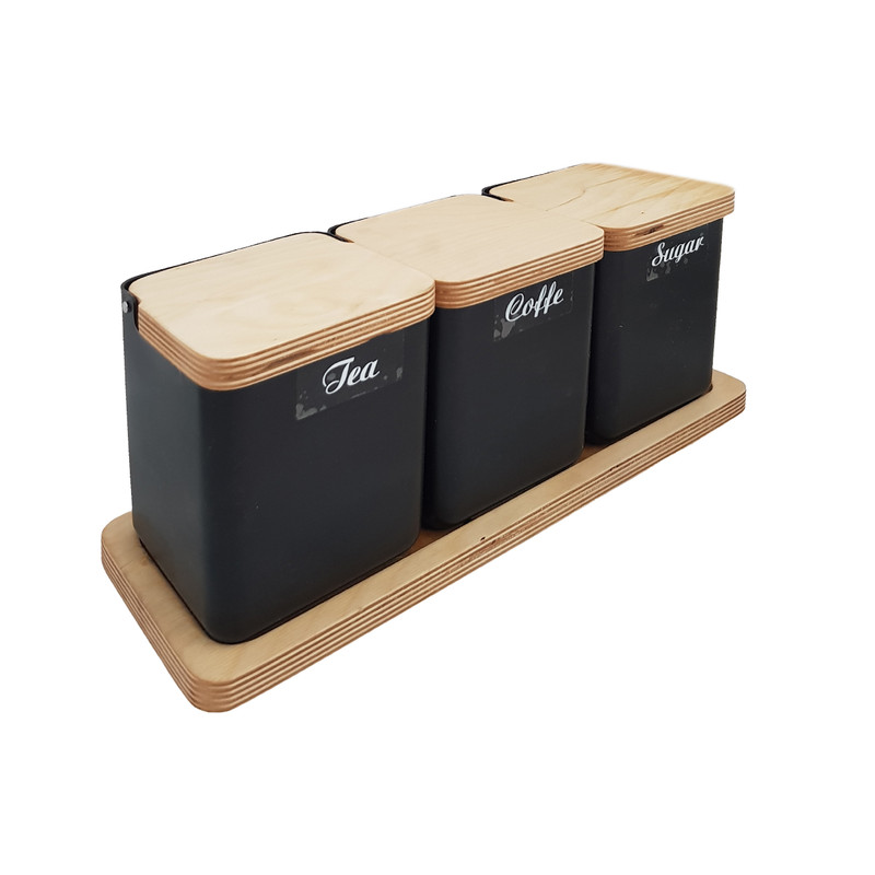 ست جای ادویه 4 پارچه مدل Raika طرح jar کد 1022 ست جای ادویه 4 پارچه مدل Raika طرح jar کد 1022