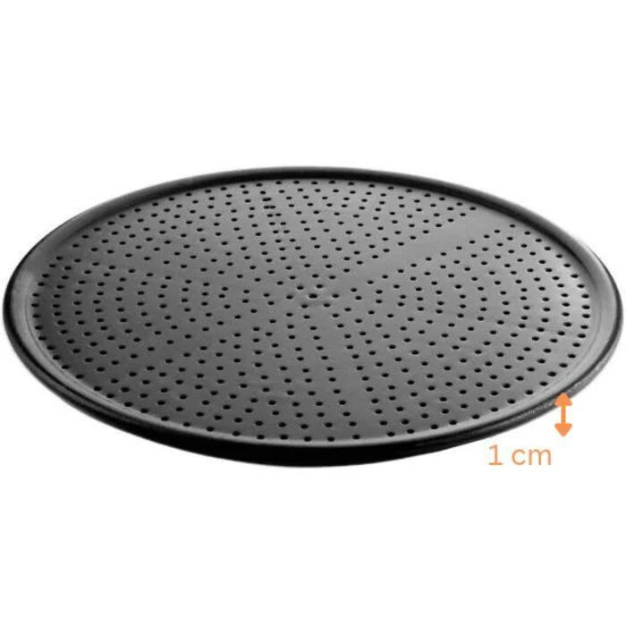 ظرف پخت پیتزا مدل ایتالیایی آلومینیومی تفلون کد PI-23