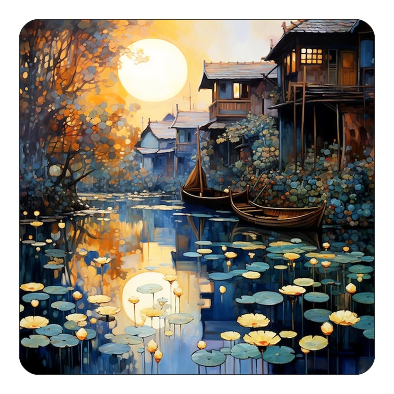 مگنت کاکتی طرح نقاشی رنگ روغن مدل mp70928