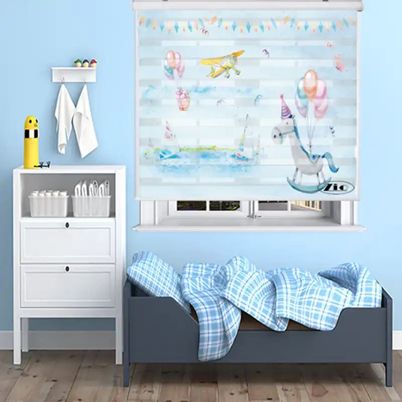 پرده زبرا زیو مدل K3089 سایز 150x200 سانتی متر