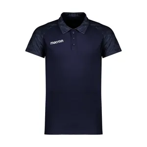 پولوشرت ورزشی مردانه مکرون مدل توتی رنگ سرمه ای