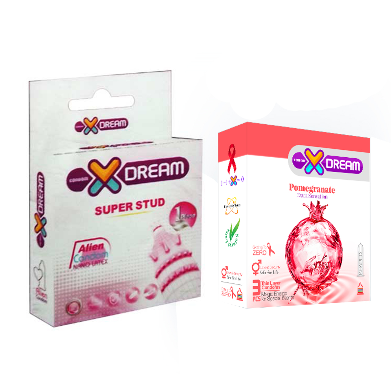پک بهداشتی جنسی ایکس دریم مدل Xf2 مجموعه 2 عددی