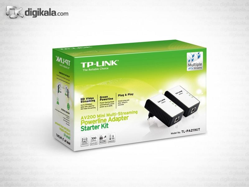 تی پی لینک آداپتور کوچک پاورلاین استارتر کیت TL-PA211KIT