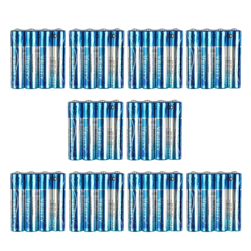 باتری نیم قلمی وریتی مدل Super Heavy Duty بسته 40 عددی باتری نیم قلمی وریتی مدل Super Heavy Duty بسته 40 عددی