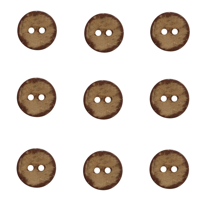 دکمه مدل چوبی کد CH14 بسته 9 عددی