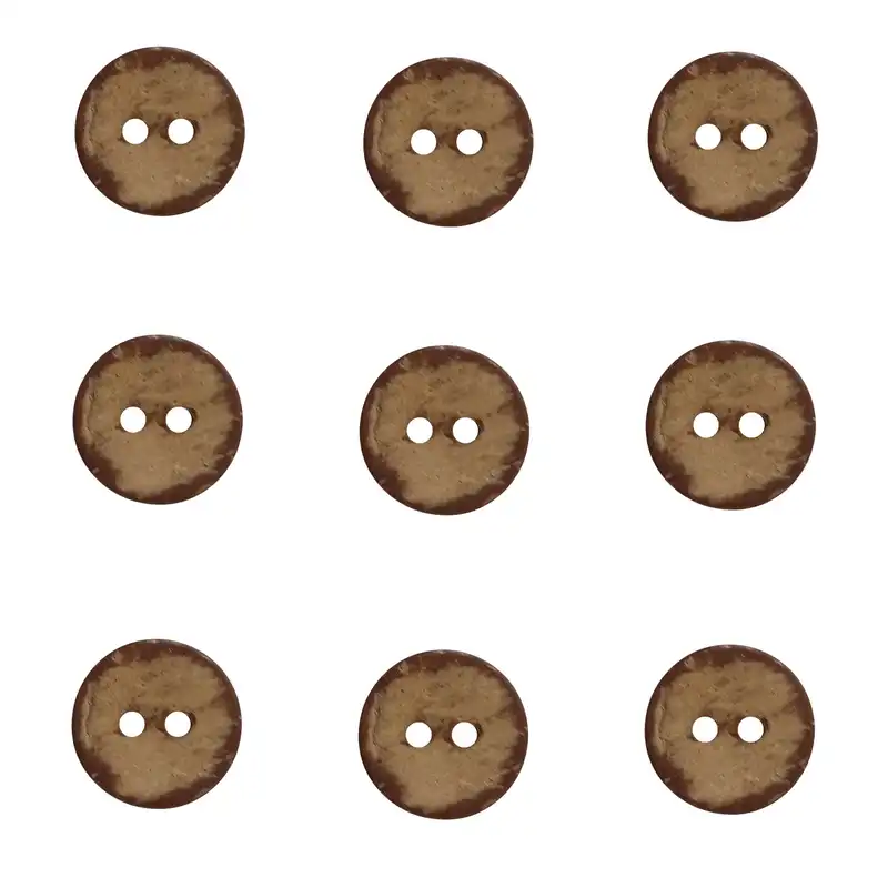 دکمه مدل چوبی کد CH14 بسته 9 عددی