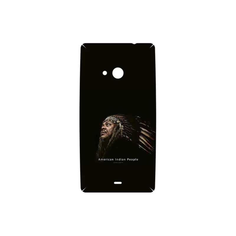 برچسب پوششی ماهوت مدل Portrait of an Indian Man مناسب برای گوشی موبایل مایکروسافت Lumia 535