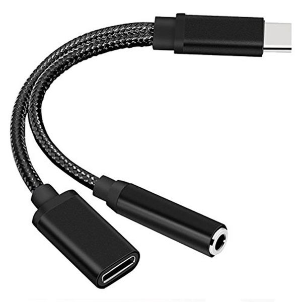 مشخصات قیمت و خرید مبدل Usb C نری به Usb C مادگی و Aux مدل Mn دیجی کالا