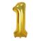 بادکنک فویلی عدد 1 هپی بری طلایی سایز 32 اینچ