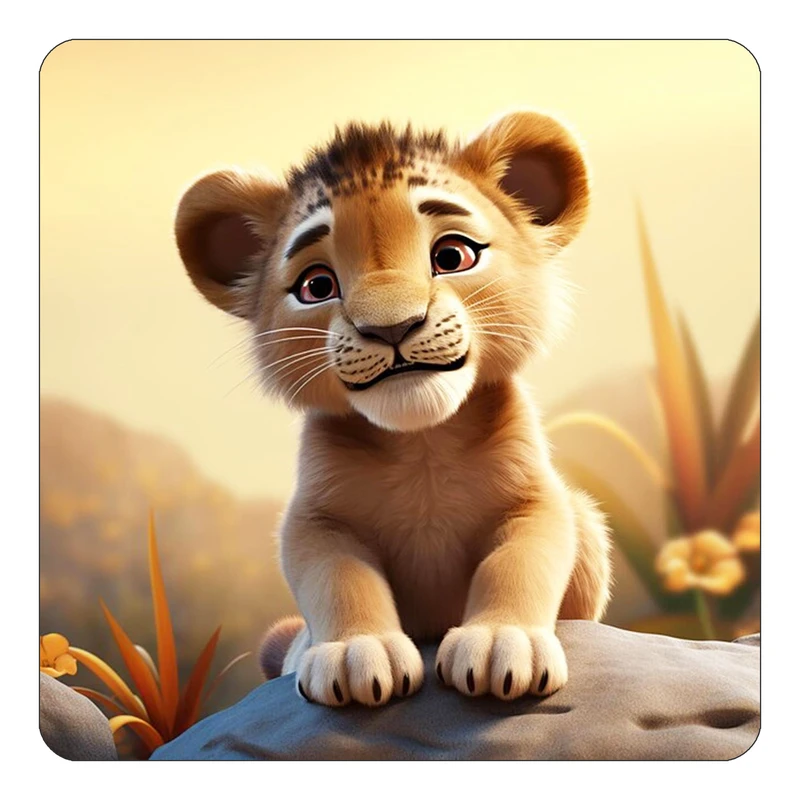 مگنت کاکتی طرح حیوانات کارتونی مدل mp27340