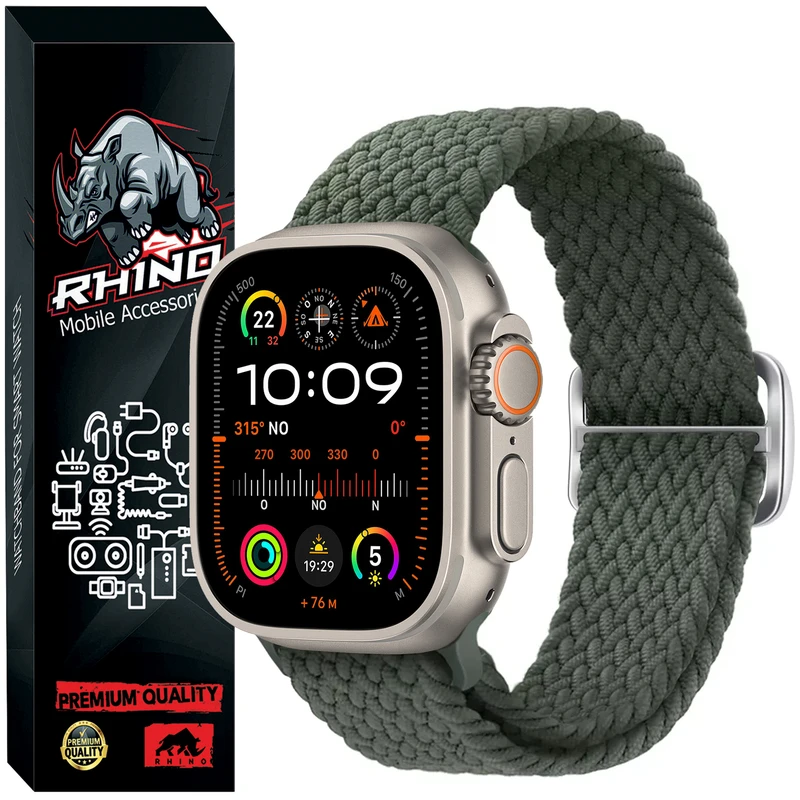 بند راینو مدل Solo Loop مناسب برای اپل واج سایز 44 / 45 / 46 / 49 میلی متری