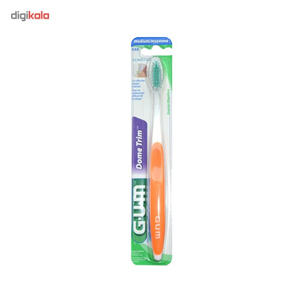 مسواک جی یو ام مدل Dome Trim با برس متوسط مسواک جی یو ام مدل Dome Trim با برس متوسط