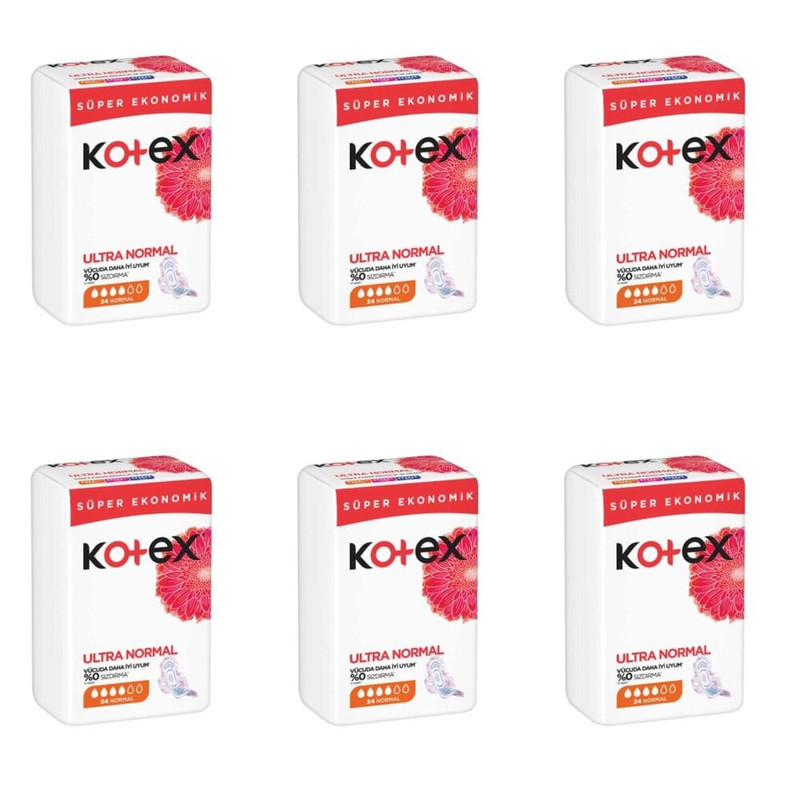 نوار بهداشتی کوتکس مدل Ultra Normal مجموعه 6 عددی
