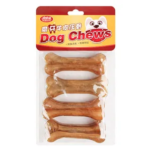 تشویقی سگ مدل استخوان ژلاتینی وزن 120 گرم بسته 4 عددی