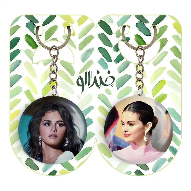 جاکلیدی خندالو مدل سلنا گومز Selena Gomez کد 1920919211 مجموعه 2 عددی