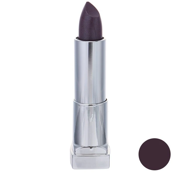 رژ لب جامد میبلین مدل Ral Color Sensational Midnight Plum 338 NU