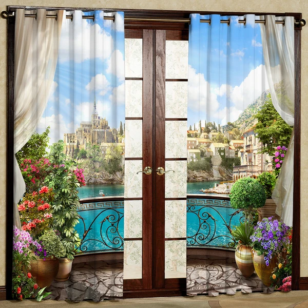 پرده مدل مخمل پانچی کد 7198 سایز 280x140 سانتی متر