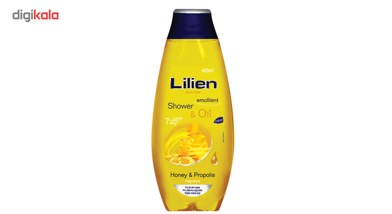 ژل شستشو بدن لیلین Honey and Propolis حجم 400 میلی لیتر