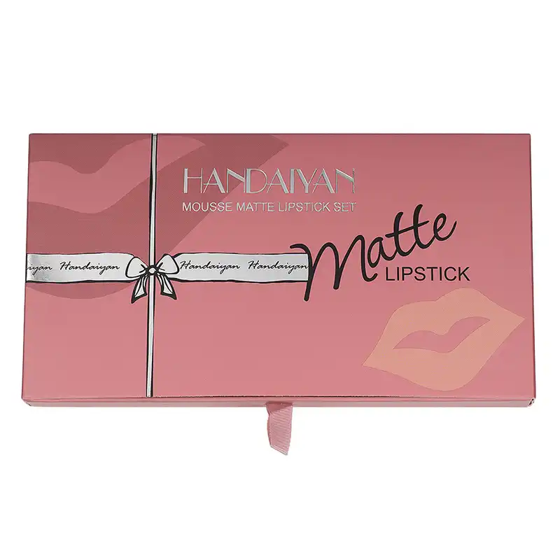 رژ لب جامد هندیان مدل Matte مجموعه 6 عددی