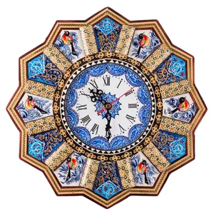 ساعت دیواری خاتم کاری طهران گوهر مدل TG7500