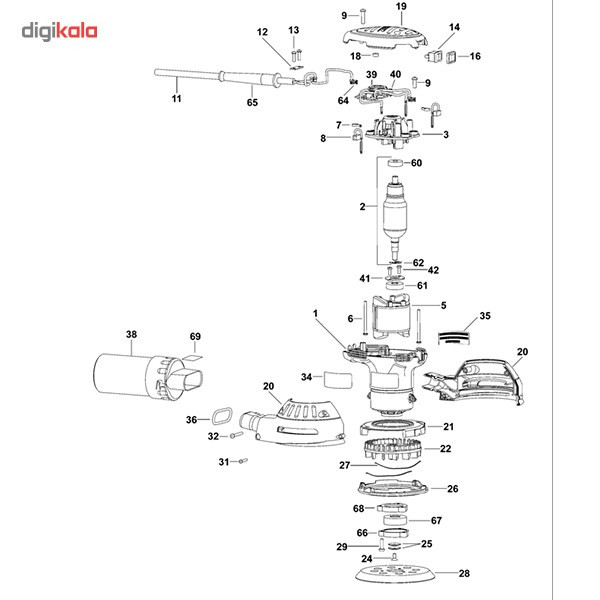 دستگاه سنباده زن دیوالت مدل D26453