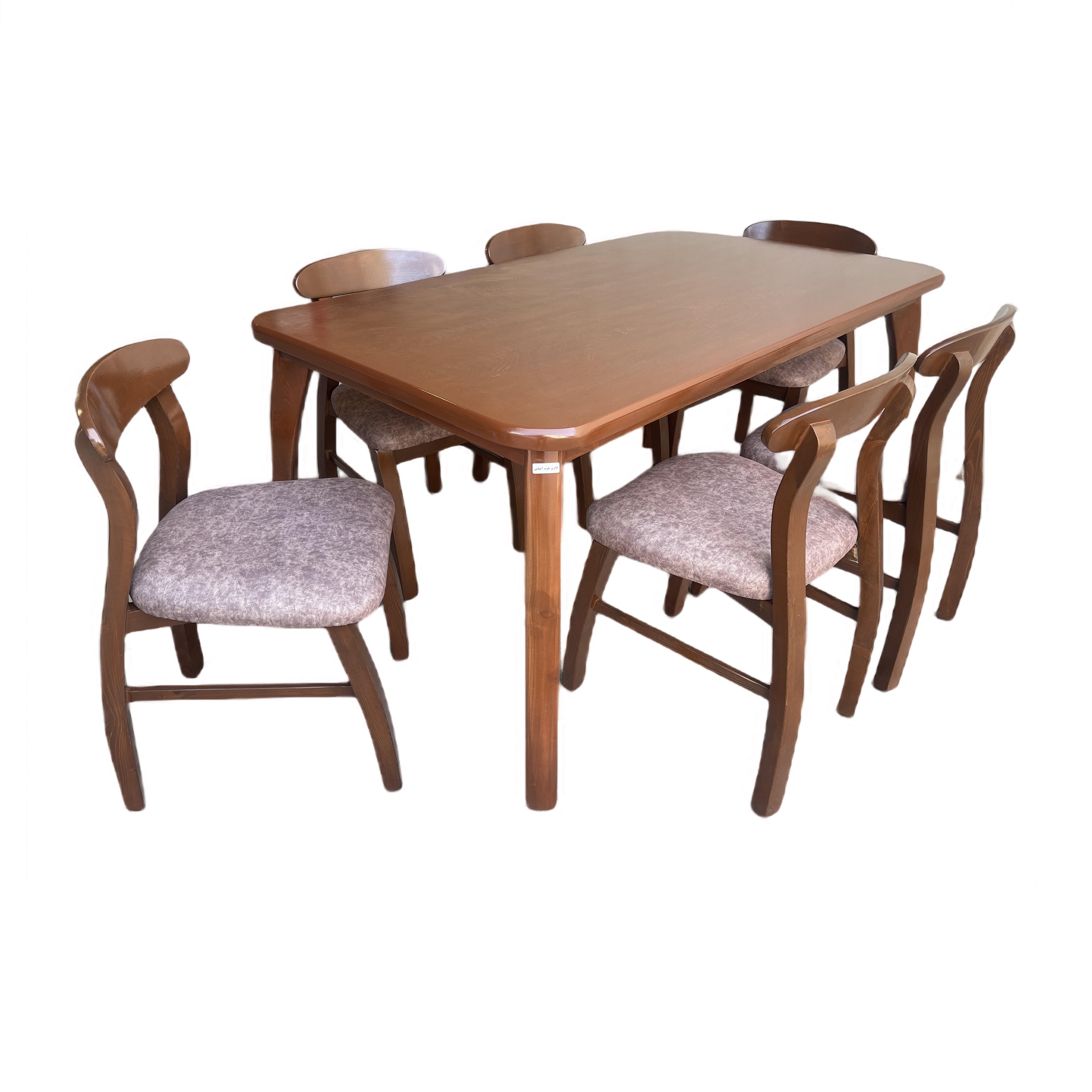 میز و صندلی ناهارخوری 6 نفره گالری چوب آشنایی مدل Gh-Kh-706