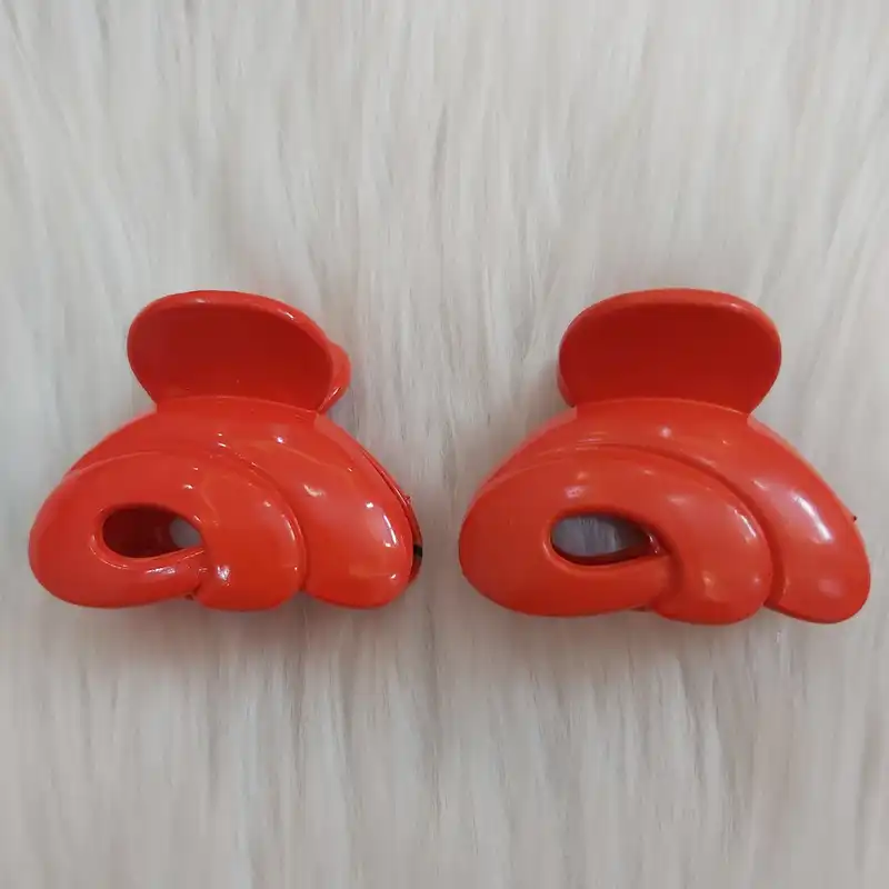 کلیپس مو زنانه طرح قو کد clp271 بسته 2 عددی