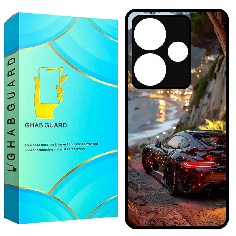 کاور قاب گارد طرح ماشین مدل GF620 مناسب برای گوشی موبایل شیائومی Poco F6 5G / Redmi Turbo 3 5G