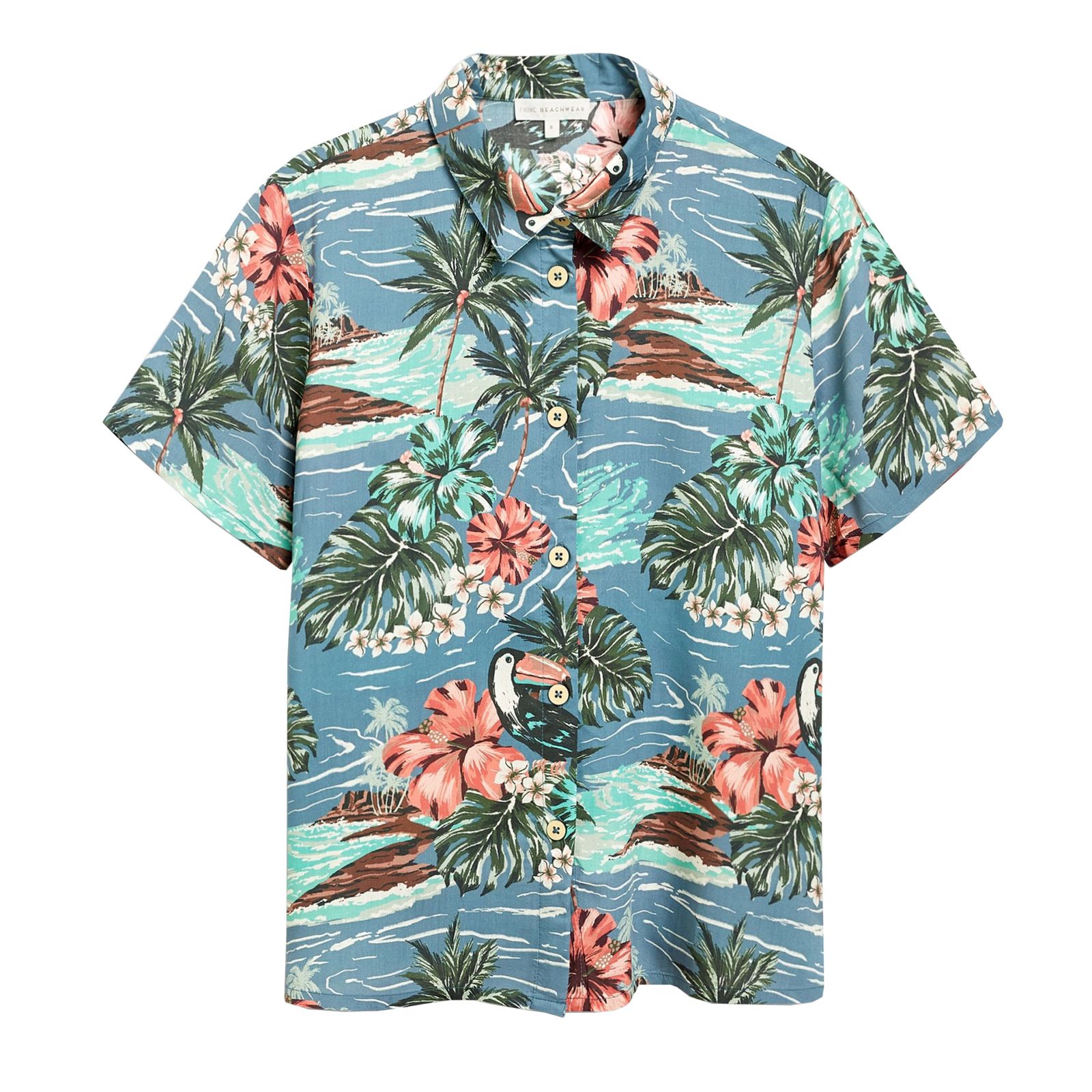 پیراهن پسرانه نکست مدل Hawaiian-HZ-943 -  - 1