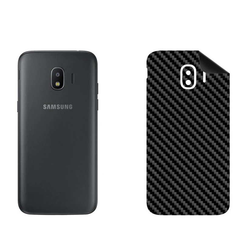 برچسب پوششی بستور مدل BT-Fiber طرح فیبر کربن مناسب برای گوشی موبایل سامسونگ Galaxy J2 Pro 2018