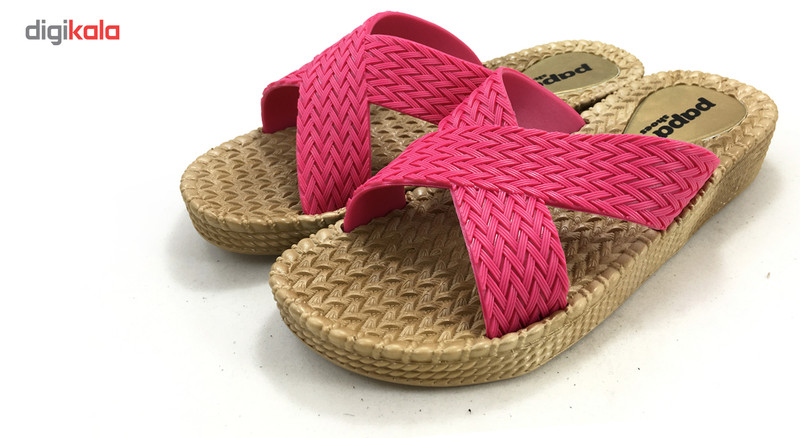 دمپایی زنانه پاپا مدل حصیری کد 2608