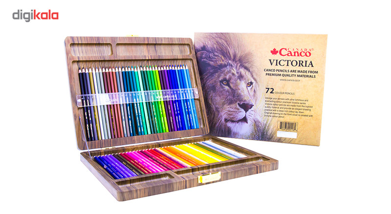 مداد رنگی 72 رنگ کنکو مدل ویکتوریا