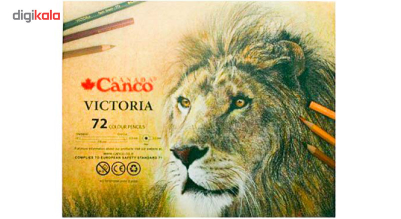 مداد رنگی 72 رنگ کنکو مدل ویکتوریا